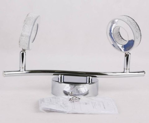 Lampa ścienna LED 2x5W VINOLA 92-65605 LISTWA CHROM 3000K
