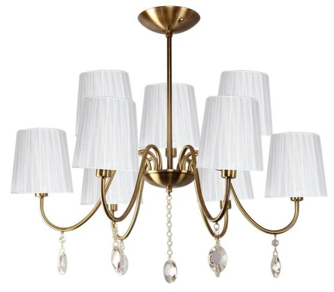 Lampa wisząca patynowa żyrandol Sorento 39-38173