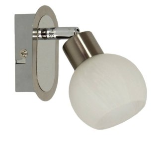 Kinkiet chrom+satyna lampa Alabaster 91-06998