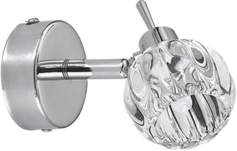 Lampa ścienna kinkiet 1X40W G9 chrom BOMBOLA 91-70289