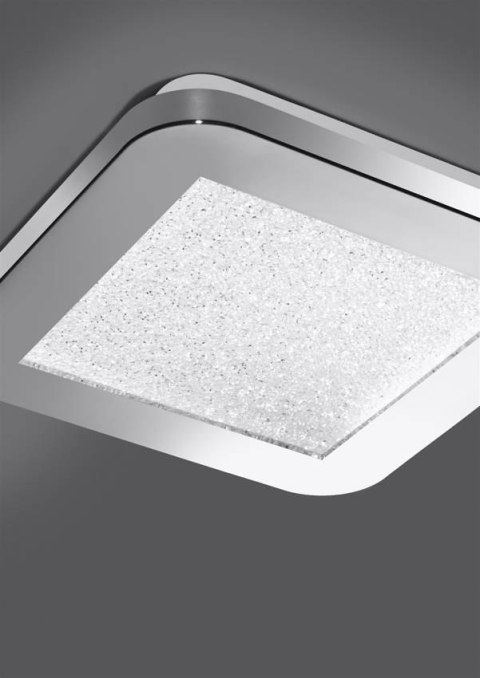 Plafon LED 10W 17cm Nexit 10-66770 IP44 Chrom+Granila 3000K
