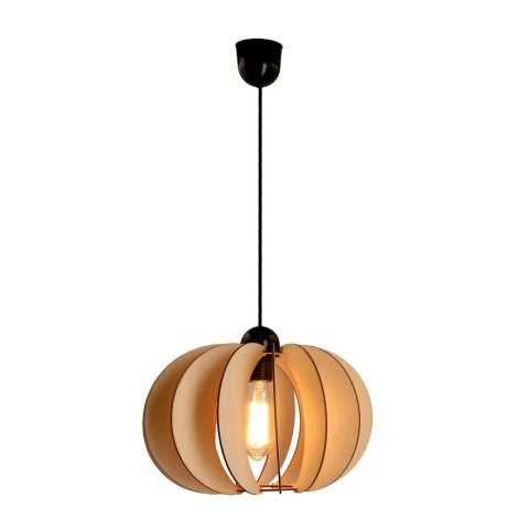 Eco 2 lampa wisząca 1x40 E27 abażur drewniany