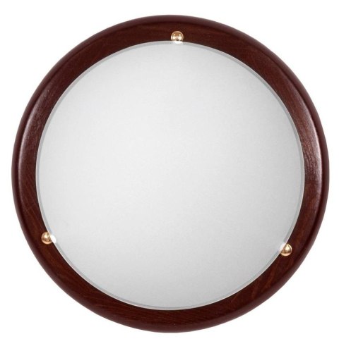 Lampa Sufitowa Candellux Bianca 13-54401 Plafon Drewno Standard 10W Led 6500 K Wenge