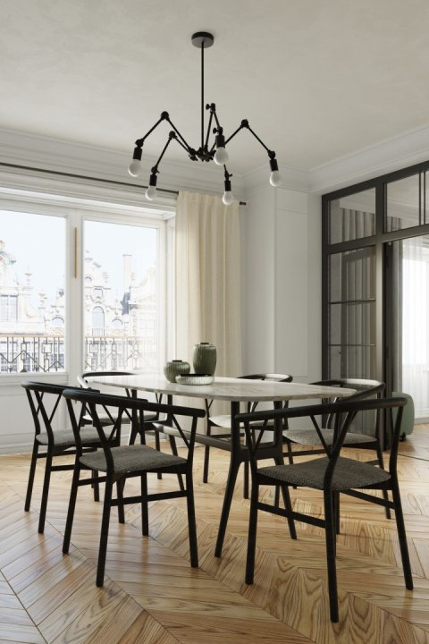 Sollux Lampa Kinkiet STARK czarny