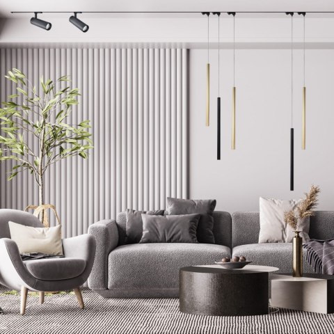 Light Prestige Lampa wisząca do szynoprzewodu Lungo 1 złota 1F 1xG9