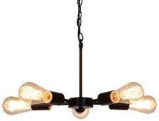 Sparta lampa wisząca czarny 5X60W E27 35-09388