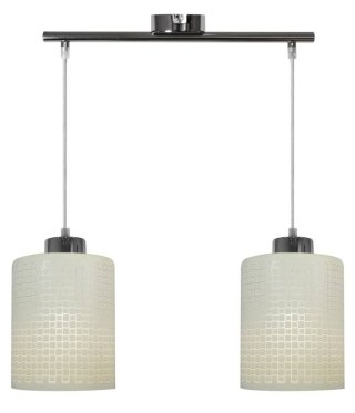 Caldera Lampa sufitowa ampla 3x60w e27 klosz biały