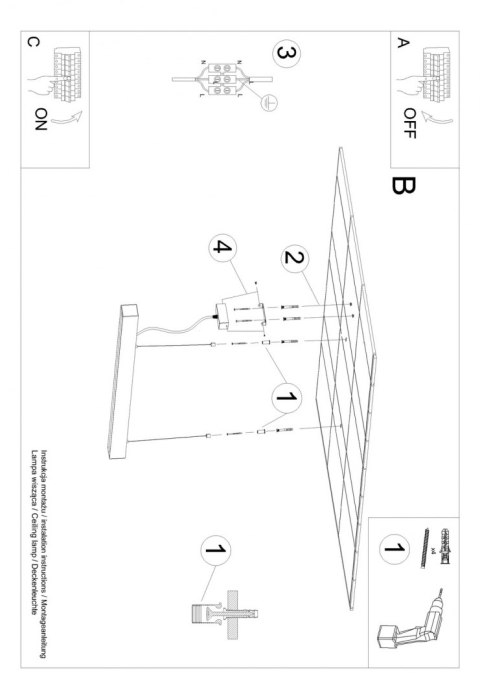 Sollux Lampa wisząca PINNE 117 biała 3000K