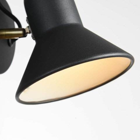 Kinkiet Astama czarny 1xE27 Light Prestige