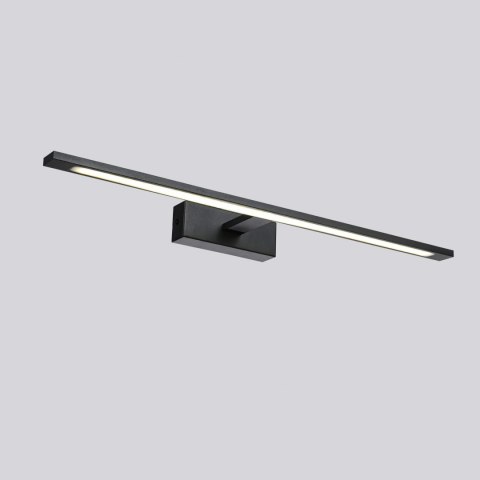 Lampa łazienkowa Isla kinkiet czarny duży z IP44 4000K