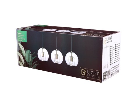 Lampa wisząca Arette złota 3xE27 Light Prestige