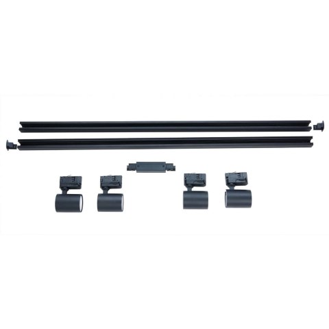 Snow SET 3F 4xGU10 czarny LP-737 BK SET 3F Light Prestige