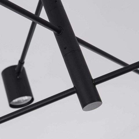 Lampa wisząca Snow 6 czarna 6xGU10 Light Prestige