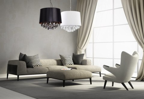 Lampa wisząca Vigo 2xE27 czarna LP-0412/1P BK