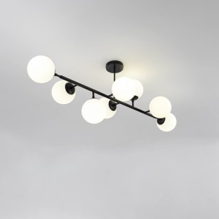 Light Prestige Lampa wisząca Dorado czarna 8xE14