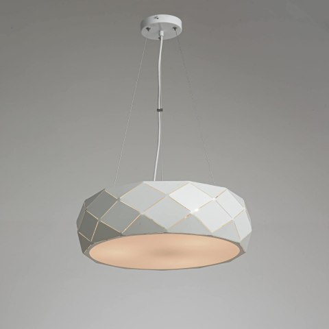 Lampa wisząca Reus biała 3xE27 Light Prestige