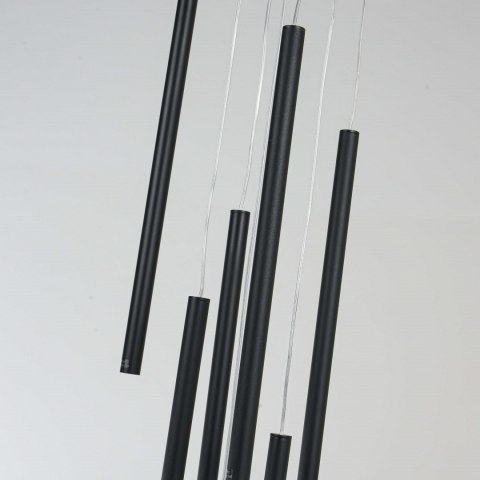 Lampa wisząca Lungo 7 czarna 7xG9 Light Prestige