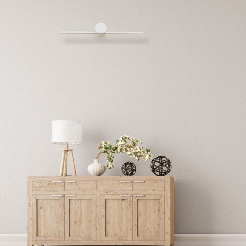 Kinkiet Modern Slim 40 cm biały LED 3000K Light Prestige