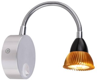 Kinkiet LED CANDELLUX DINO 21-43740 CHROM/ALUMINIUM