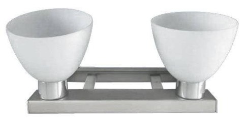 Kinkiet nikiel mat podwójny lampa Ada 22-48595