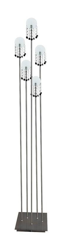 Lampa podłogowa chromowa mat 5xG4 Luxor