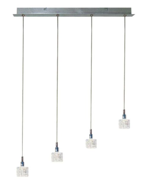Lampa sufitowa 4xG9 34-05946 RUBIK ZWIS CHROM+KRYSZTAŁ
