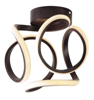 Lampa sufitowa LED 11W APETI DOUGLAS BRĄZOWY 4000K