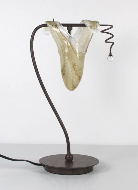 Lampka biurkowa nocna patyna 40W G9 L&H Magma Candellux 41-84760
