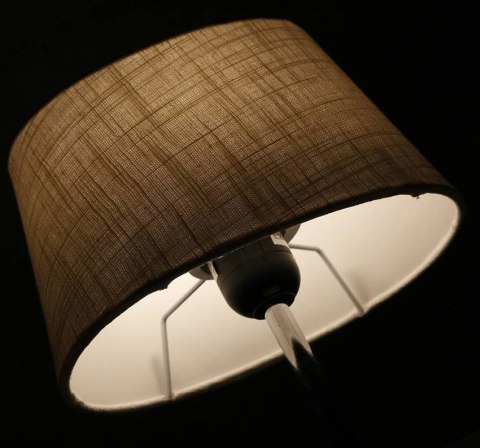 Lampka stołowa gabinetowa bezbarwna Fero 41-95046