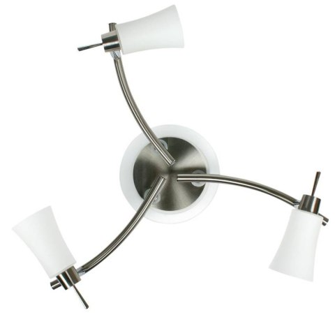 Kroton Plafon 3X40W G9 Nikiel Mat