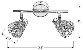 LAMPA SUFITOWA SPOT 92-97470
