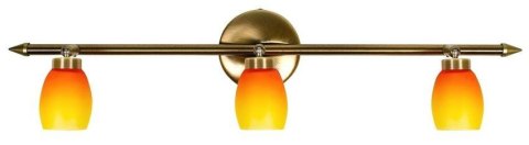 Lampa sufitowa 3xG9 59cm pomarańcz OLIVIA 93-81073 listwa patyna