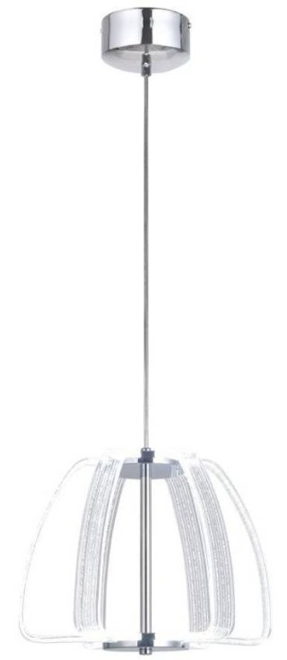 Lampa wisząca bezbarwna LED zimny Caruso 31-55569
