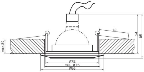 OPRAWA STROPOWA MR-16 2210951