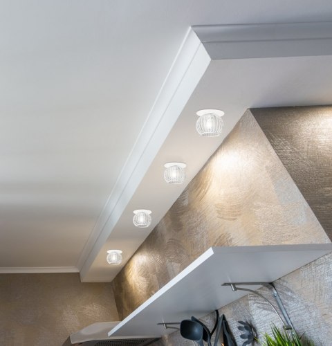 Oprawa Stropowa Biały Koszyk Candellux Sk-93 2268743