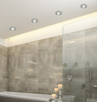 Oprawa hermetyczna chrom łazienkowa IP65 SH-06 8cm