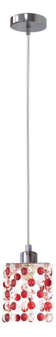 Lampa wiszaca chrom klosz z kryształkami 1xG9 Classic Candellux 31-60399
