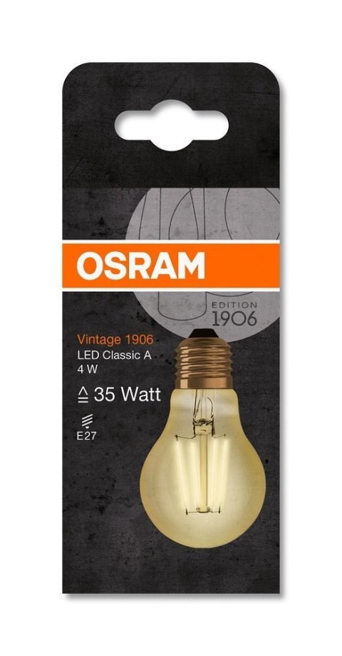 Żarówka led E27 4w 410lm 2400k vintage a35 Osram