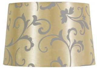 Abażur beżowy z tkaniny/PCV E14 Arosa Candellux 77-10667