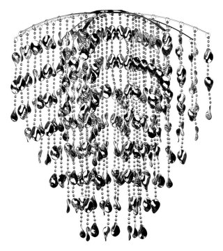 Abażur chromowy E27 Sardi Candellux 77-99177