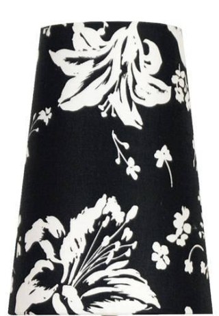 Abażur do cuero lampka E27 abażur czarny