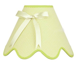 Abażur do lola lampka gabinetowa E14 pistacja