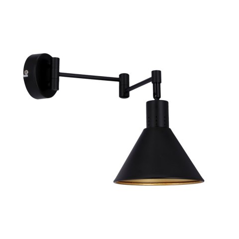 LAMPA ŚCIENNA LOFT KINKIET REGULOWANY DO SALONU SYPIALNI CZARNY Copenhagen