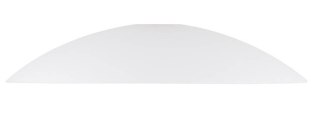 Klosz szklany biały mat okrągły 40cm Oteo 74-53499