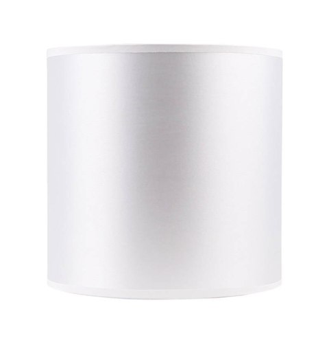 Lampa wisząca biała tkany abażur Atlanta 31-00637