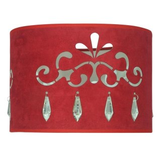 ABAŻUR CZERWONY DO LAMPKI DECOR CZERWONY