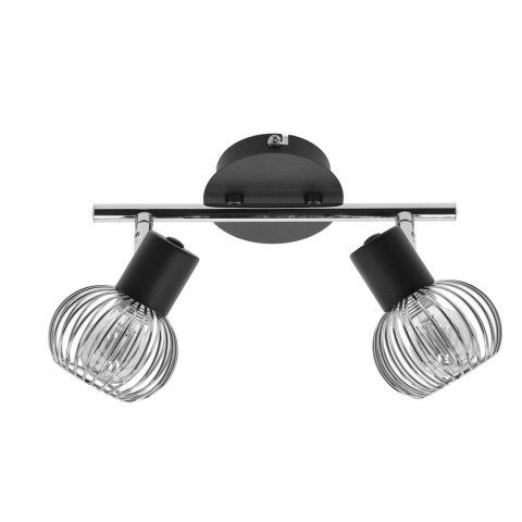 Lampa ścienna candellux oslo 92-61843 listwa e14 czarny/chrom