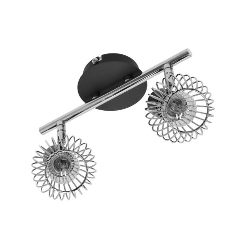 Lampa ścienna candellux oslo 92-61843 listwa e14 czarny/chrom