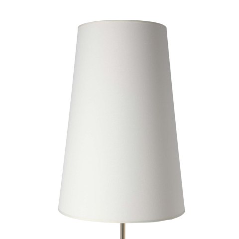Lampa podłogowa TAFLO czarna złota abażur biały