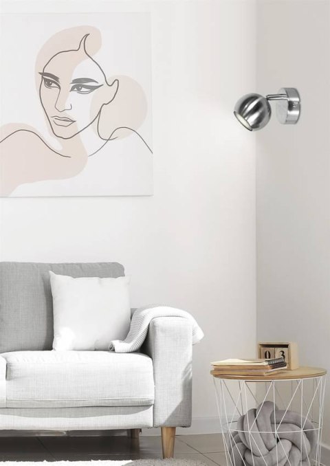 Lampa ścienna Candellux Balt 91-60563 GU10 chrom